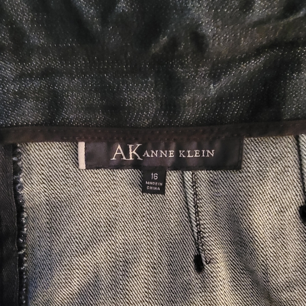 Anne Klein Denim Skirt - Size 16 - EUC - Picture 3 of 4